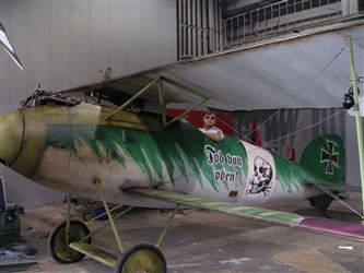 Albatros s bojovou kamufláží