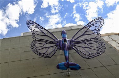 Spitfire na Obchodním domě Máj